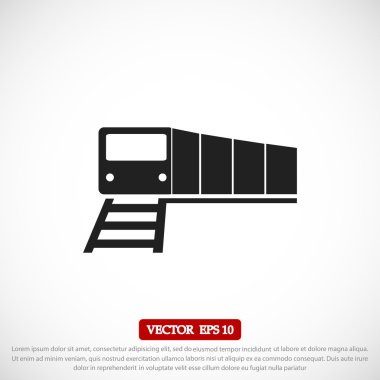 Tren vektör simgesi