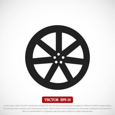 tekerlek disk simgesi