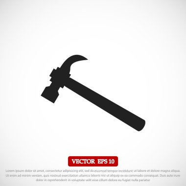 çekiç vektör simgesi
