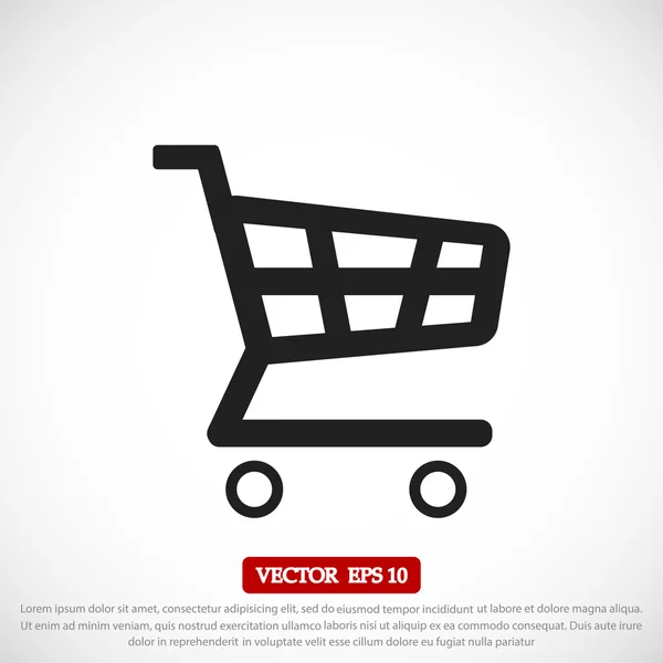 Ícone de gráfico de compras — Vetor de Stock