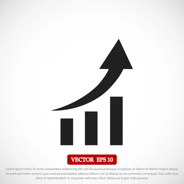 Ícone vetorial gráfico — Vetor de Stock