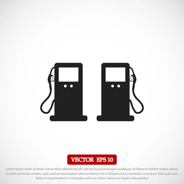 Icono del vector de gas — Archivo Imágenes Vectoriales