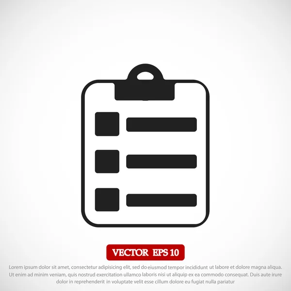 Reportar icono vector — Archivo Imágenes Vectoriales