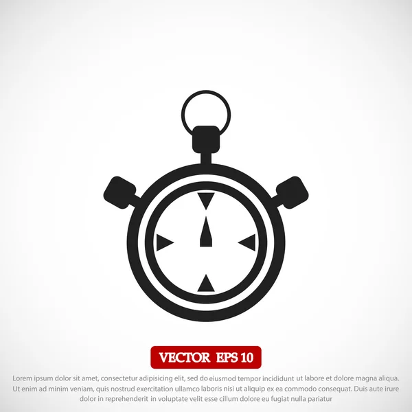 Icône vectorielle chronomètre — Image vectorielle