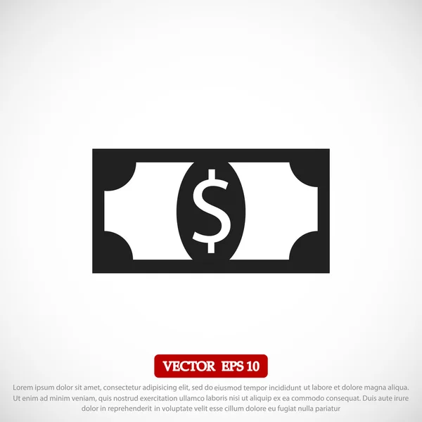 Icône vectorielle argent — Image vectorielle
