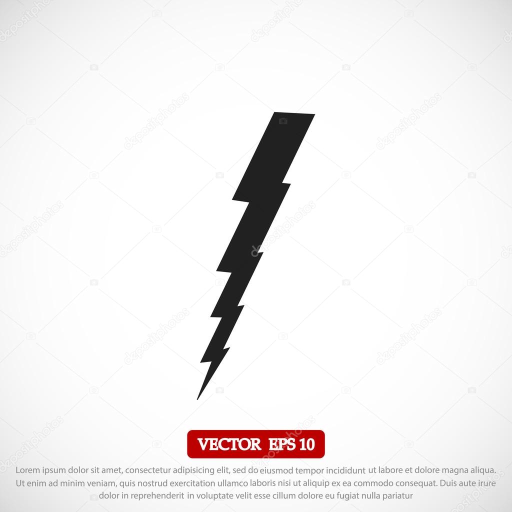 bolt vector icon
