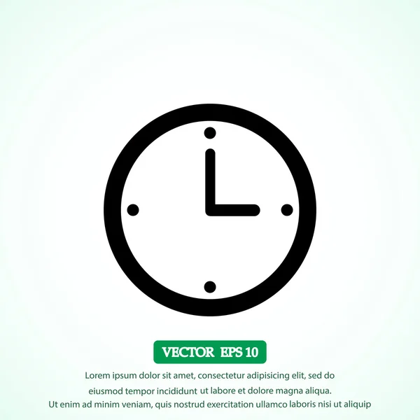 Значок годинника вектор — стоковий вектор