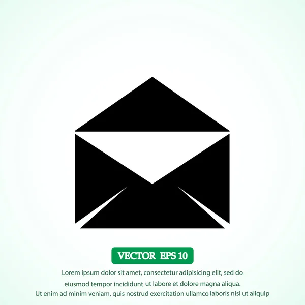 Sobre de correo icono — Vector de stock