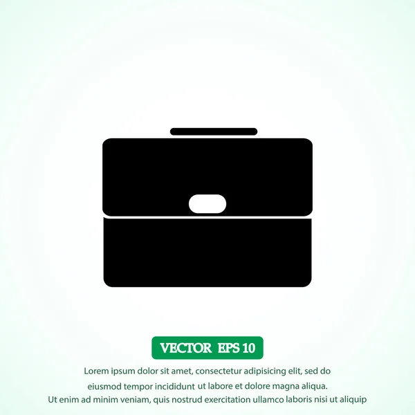 Bolsa vector icono — Archivo Imágenes Vectoriales