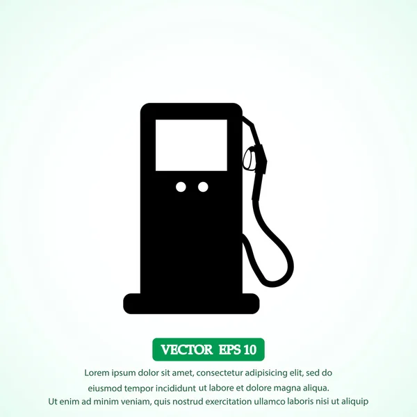 Ícone do posto de gasolina —  Vetores de Stock