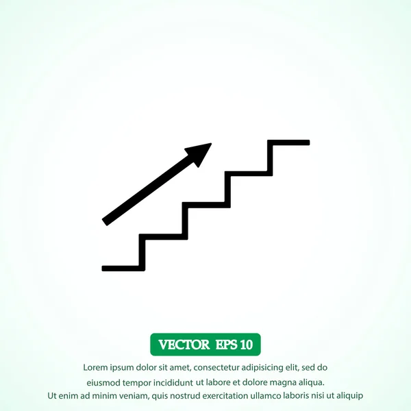 Ícone gráfico de negócios — Vetor de Stock