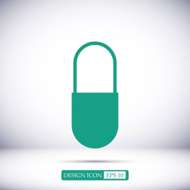 tıbbi kapsül simgesi