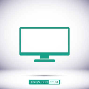 Televizyon ekran simgesini