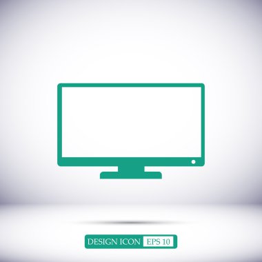 Televizyon ekran simgesini