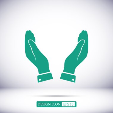 eller vektör simgesi