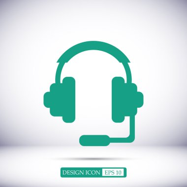 Kulaklık vektör simgesi