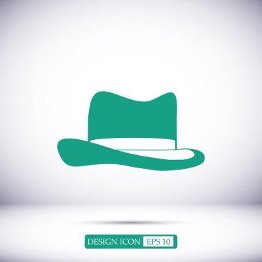 şapka vektör simgesi