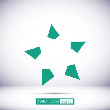 vektör yıldız simgesi