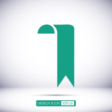 kurdele vektör simgesi