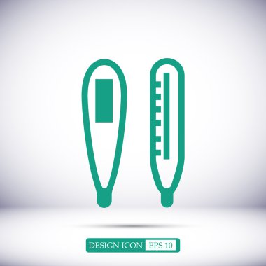 Termometre Vektör Simgesi