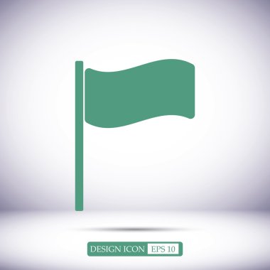 Bayrak Vektörü Simgesi