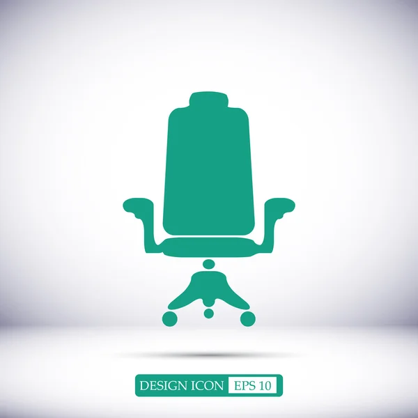 Krzesło wektor ikona — Wektor stockowy