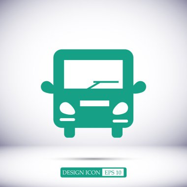 okul servisi simgesi