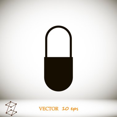 tıbbi kapsül simgesi