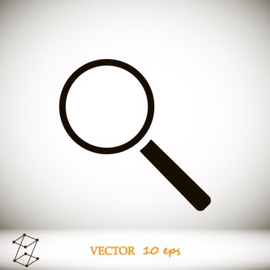 Büyütme cam simgesi