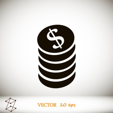 Para sikkeleri simgesi