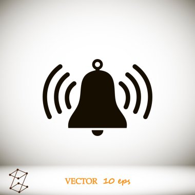 Çan vektör simgesi