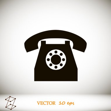 telefon vektör simgesi