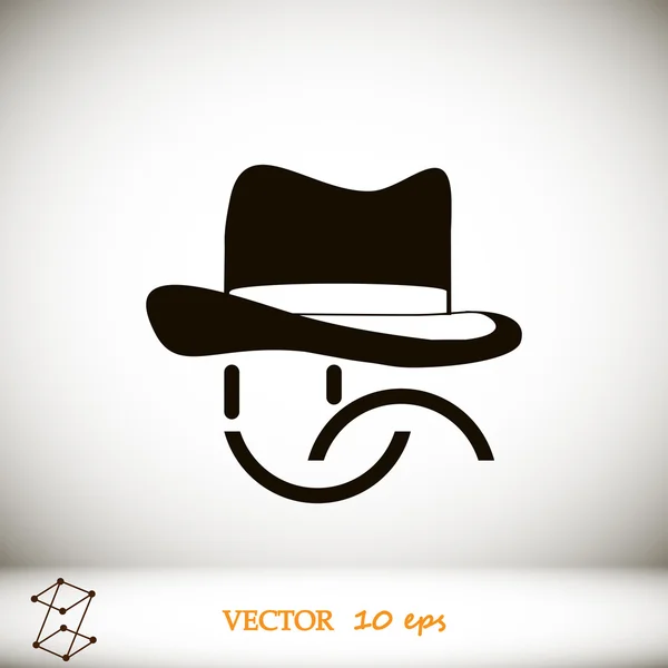 Leende vektor icon — Stock vektor