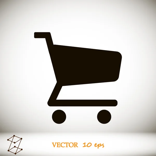 Bevásárló chart ikon — Stock Vector