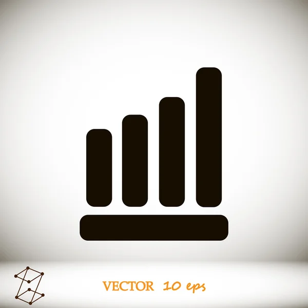 Üzleti grafikus ikon — Stock Vector