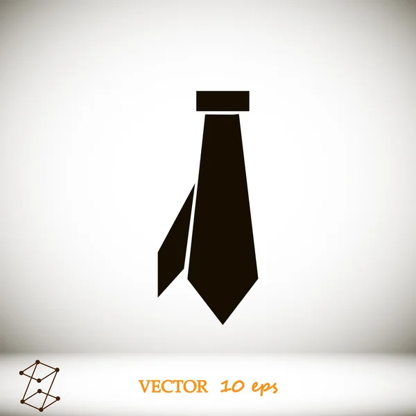 Nyakkendő vektor ikon — Stock Vector
