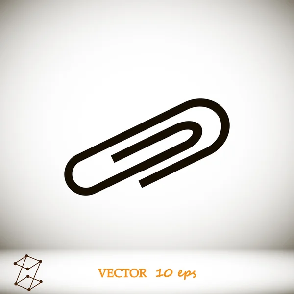 Gémkapocs ikon — Stock Vector