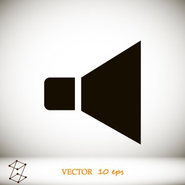 hoparlör vektör simgesi