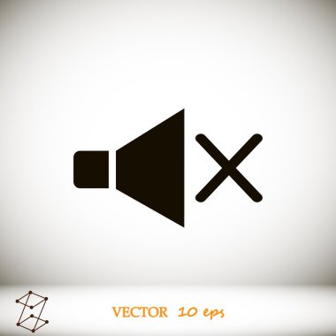 hoparlör vektör simgesi