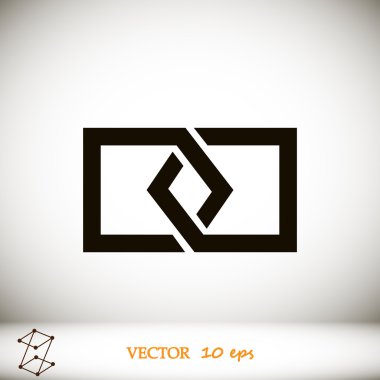 bağlantı vektör simgesi