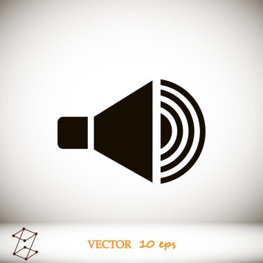 hoparlör vektör simgesi