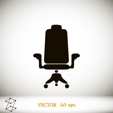 Sandalye vektör simgesi