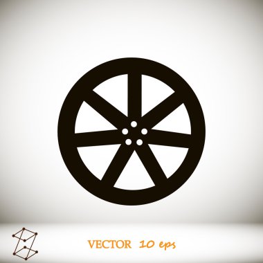 tekerlek disk simgesi