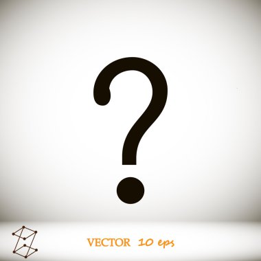 Soru işareti simgesi simgesi