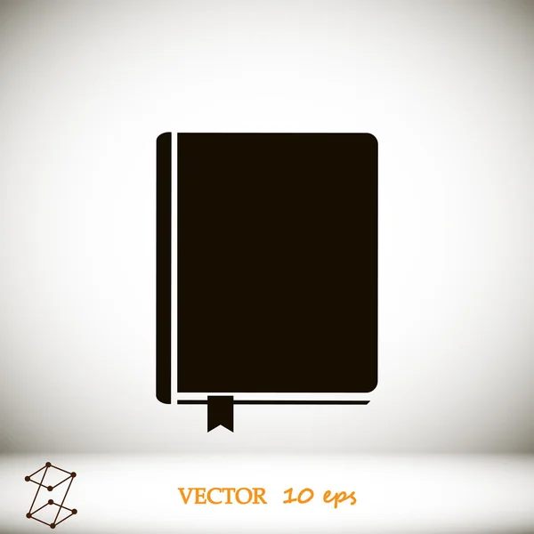 Könyvvektor ikon — Stock Vector