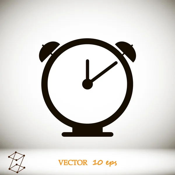 Uhr-Vektorsymbol — Stockvektor