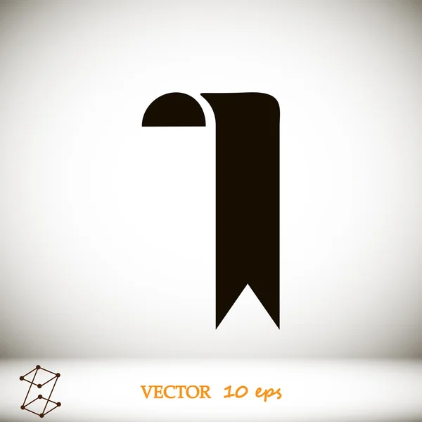 Szalag vektor ikon — Stock Vector