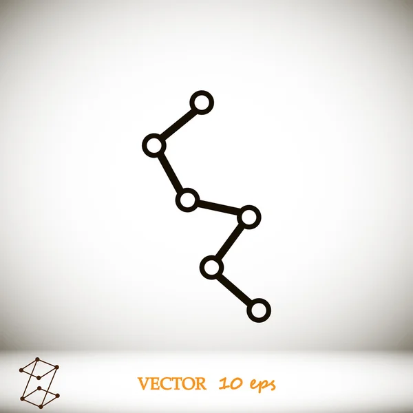 Diagram vektor icon — Stock vektor