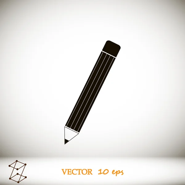 Tegning blyant ikon – Stock-vektor