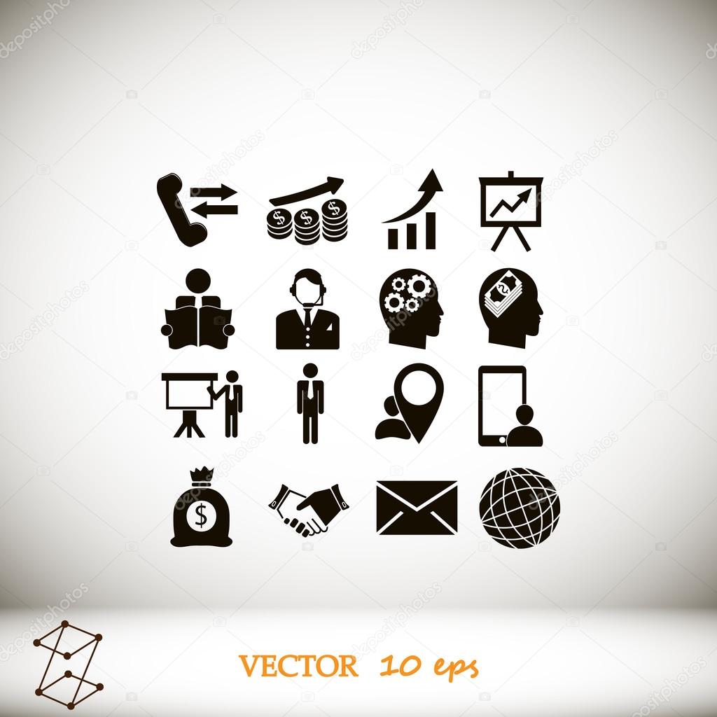 Business vector icons